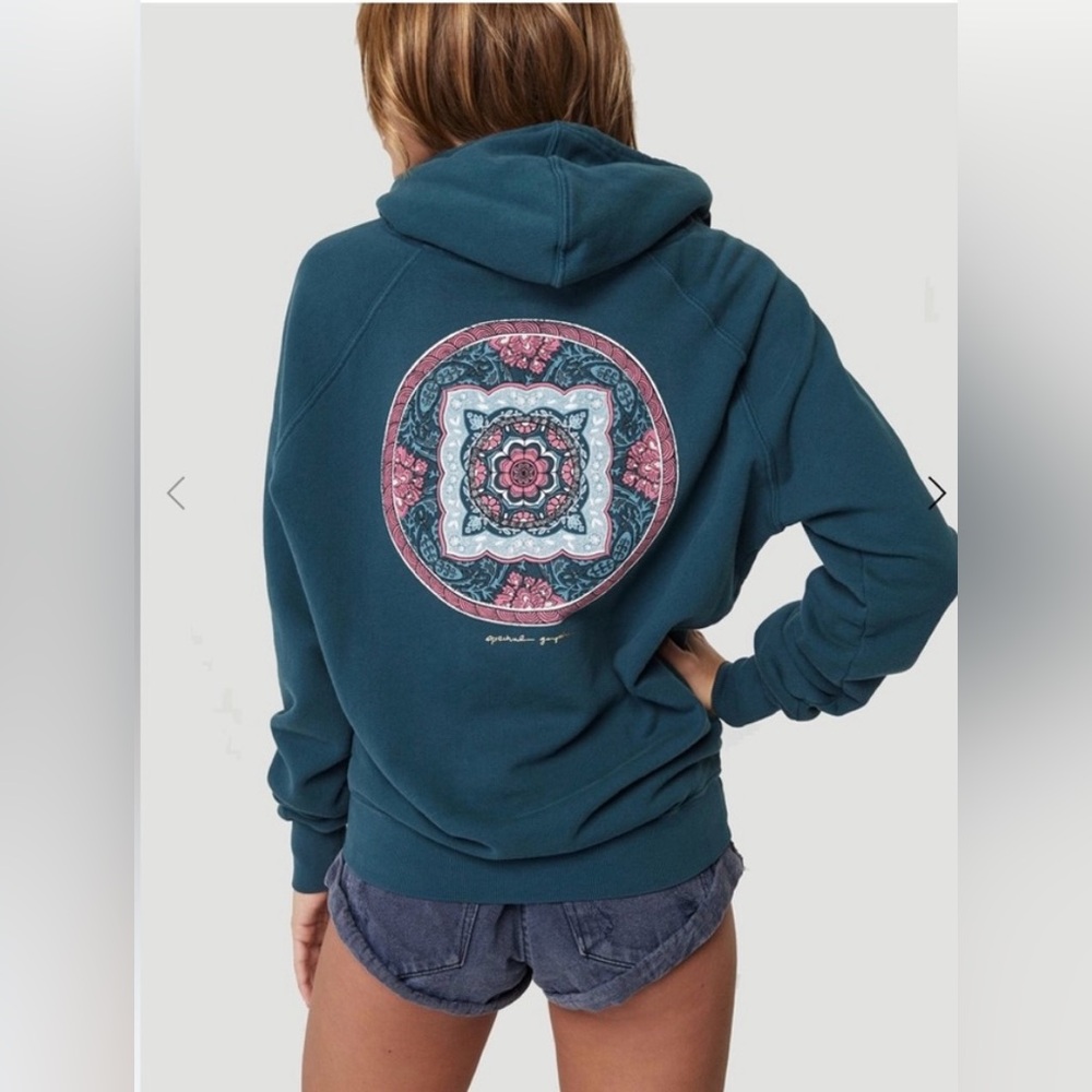 Spiritual Gangster Teal Green Hoodie